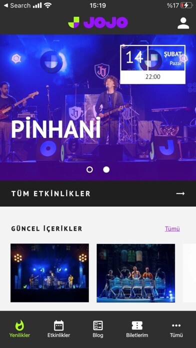Emulate iPhone app JoJo - Kültür Sanat Eğlence using MyAndroid Emulate iPhone app JoJo - Kültür Sanat Eğlence using MyAndroid