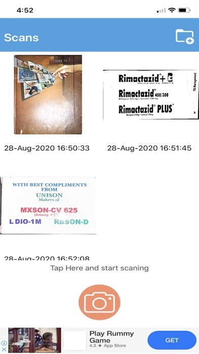 Emulate iPhone app JOJO Scanner using MyAndroid Emulate iPhone app JOJO Scanner using MyAndroid
