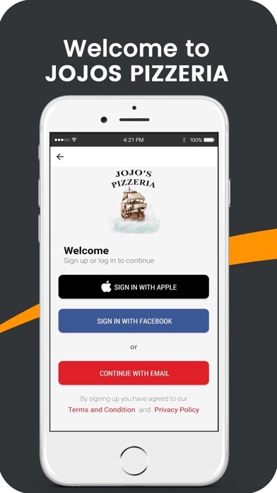 Emulate iPhone app Jojos Pizzeria using MyAndroid Emulate iPhone app Jojos Pizzeria using MyAndroid