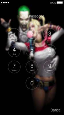 Emulate Android APK Joker and Harley Lock Screen