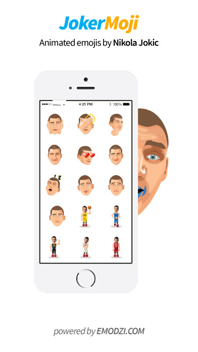Emulate iPhone app JokerMoji by Nikola Jokic using MyAndroid Emulate iPhone app JokerMoji by Nikola Jokic using MyAndroid