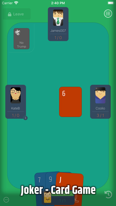 Emulate iPhone app Joker - Online Game using MyAndroid