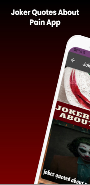 Run android online APK Joker Quotes About Pain from MyAndroid or emulate Joker Quotes About Pain using MyAndroid