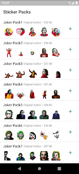 Run android online APK Joker Sticker Pro from MyAndroid or emulate Joker Sticker Pro using MyAndroid