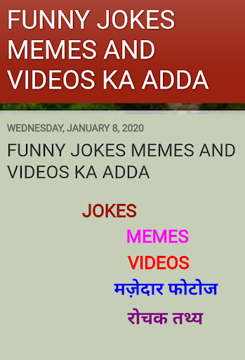 Run android online APK JOKES BACKCHODI from MyAndroid or emulate JOKES BACKCHODI using MyAndroid