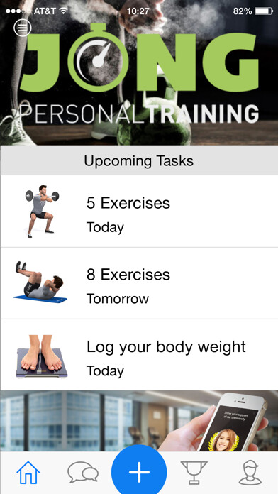 Emulate iPhone app Jong Personal Training using MyAndroid Emulate iPhone app Jong Personal Training using MyAndroid