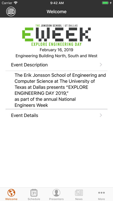 Emulate iPhone app Jonsson School Engineering Day using MyAndroid Emulate iPhone app Jonsson School Engineering Day using MyAndroid