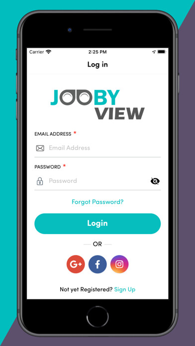 Emulate iPhone app Joobyview LLC using MyAndroid