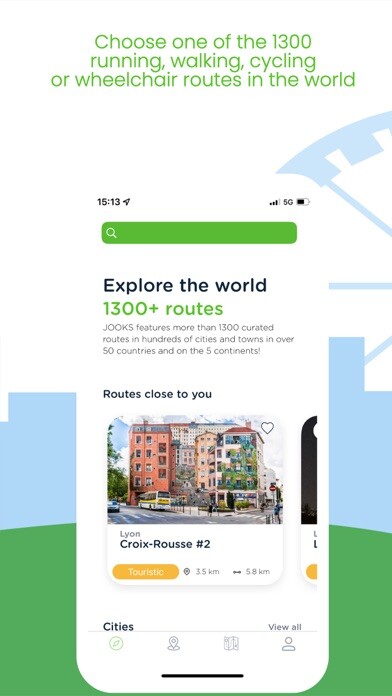Emulate iPhone app JOOKS Sport tourism experience using MyAndroid Emulate iPhone app JOOKS Sport tourism experience using MyAndroid