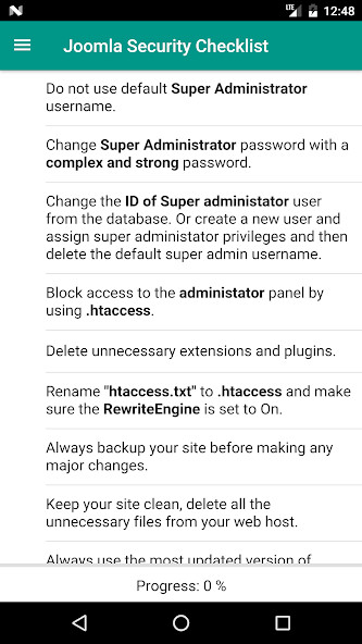 Run android online APK Joomla Security Checklist from MyAndroid or emulate Joomla Security Checklist using MyAndroid Run android online APK Joomla Security Checklist from MyAndroid or emulate Joomla Security Checklist using MyAndroid