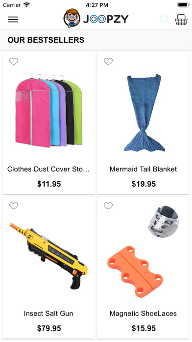 Emulate iPhone app Joopzy - Gadget Shop using MyAndroid Emulate iPhone app Joopzy - Gadget Shop using MyAndroid