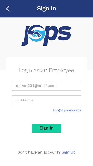 Emulate iPhone app Jops Now using MyAndroid