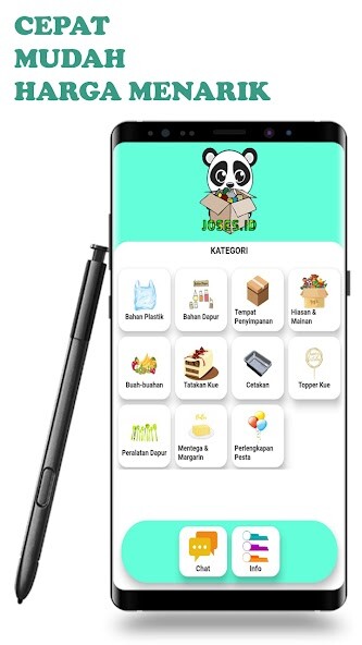 Run android online APK JOSES ID - Perlengkapan Kue Grosir  Ecer from MyAndroid or emulate JOSES ID - Perlengkapan Kue Grosir  Ecer using MyAndroid