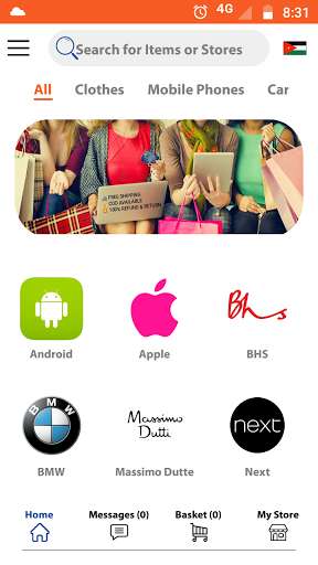 Run android online APK JoShops from MyAndroid or emulate JoShops using MyAndroid
