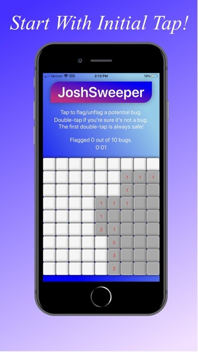 Emulate iPhone app JoshSweeper using MyAndroid