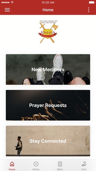 Emulate iPhone app Joshua MB Church using MyAndroid