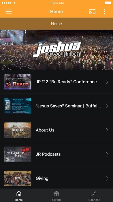 Emulate iPhone app Joshua Revolution using MyAndroid