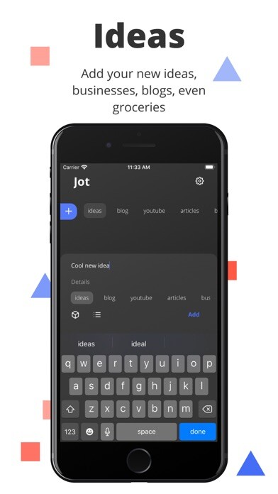 Emulate iPhone app Jot: organize your ideas using MyAndroid Emulate iPhone app Jot: organize your ideas using MyAndroid