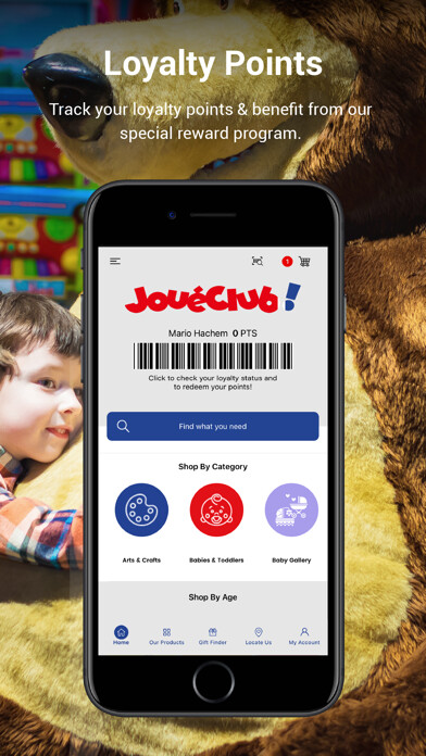 Emulate iPhone app JouéClub Liban. using MyAndroid