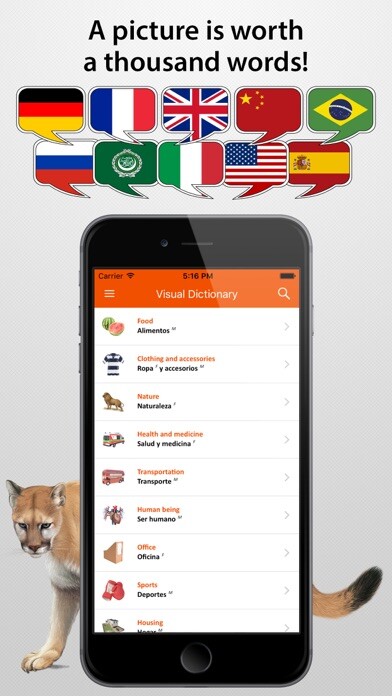 Emulate iPhone app JOURIST Visual Dictionary using MyAndroid Emulate iPhone app JOURIST Visual Dictionary using MyAndroid