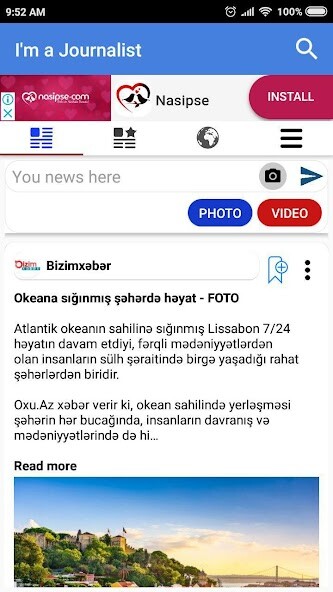 Run android online APK Journalist from MyAndroid or emulate Journalist using MyAndroid