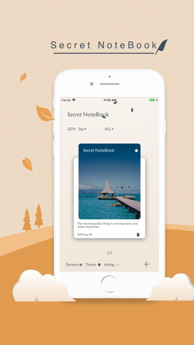 Emulate iPhone app Journal-journaling app using MyAndroid