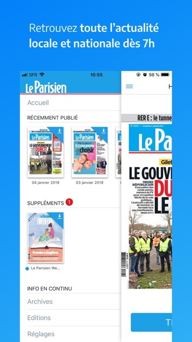 Emulate iPhone app Journal Le Parisien using MyAndroid Emulate iPhone app Journal Le Parisien using MyAndroid