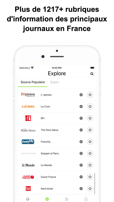 Emulate iPhone app Journaux Français - Actualités using MyAndroid Emulate iPhone app Journaux Français - Actualités using MyAndroid