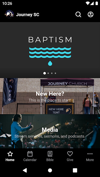 Emulate iPhone app Journey Church SC using MyAndroid Emulate iPhone app Journey Church SC using MyAndroid