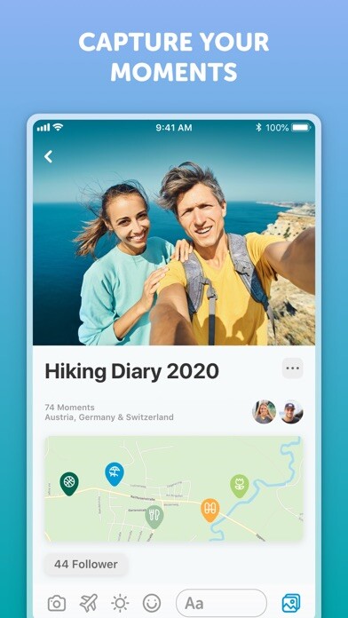 Emulate iPhone app Journi Blog - Travel tracker using MyAndroid Emulate iPhone app Journi Blog - Travel tracker using MyAndroid