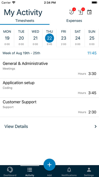 Emulate iPhone app Journyx Mobile using MyAndroid