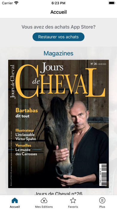 Emulate iPhone app Jours de Cheval using MyAndroid
