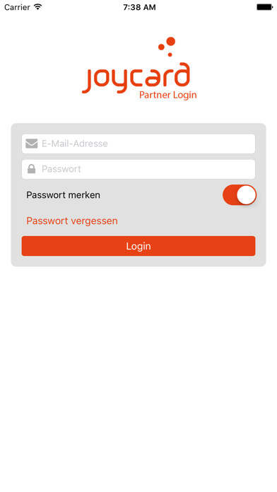 Emulate iPhone app joycard Partner Login using MyAndroid Emulate iPhone app joycard Partner Login using MyAndroid