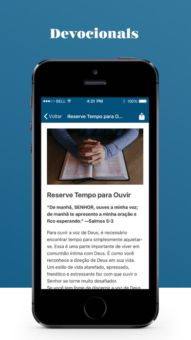 Emulate iPhone app Joyce Meyer Português using MyAndroid