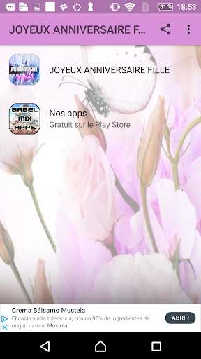 Run android online APK JOYEUX ANNIVERSAIRE FILLE from MyAndroid or emulate JOYEUX ANNIVERSAIRE FILLE using MyAndroid Run android online APK JOYEUX ANNIVERSAIRE FILLE from MyAndroid or emulate JOYEUX ANNIVERSAIRE FILLE using MyAndroid