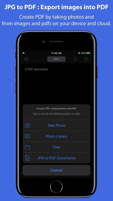 Emulate iPhone app JPG to PDF using MyAndroid Emulate iPhone app JPG to PDF using MyAndroid