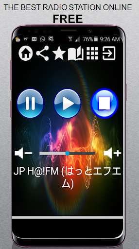 Run android online APK JP H @! FM Rapidly listen FM app radio free online from MyAndroid or emulate JP H @! FM Rapidly listen FM app radio free online using MyAndroid