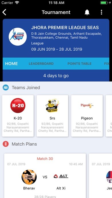 Emulate iPhone app JPL - Jhora Premier League using MyAndroid Emulate iPhone app JPL - Jhora Premier League using MyAndroid
