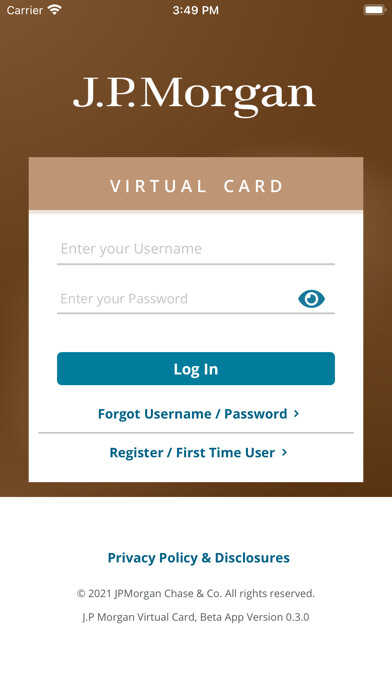 Emulate iPhone app J.P. Morgan Virtual Card using MyAndroid Emulate iPhone app J.P. Morgan Virtual Card using MyAndroid