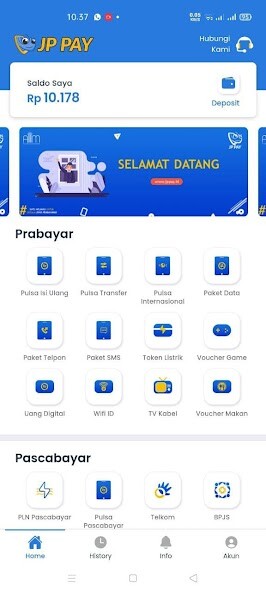 Run android online APK JP PAY - Pulsa PPOB from MyAndroid or emulate JP PAY - Pulsa PPOB using MyAndroid Run android online APK JP PAY - Pulsa PPOB from MyAndroid or emulate JP PAY - Pulsa PPOB using MyAndroid