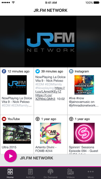 Emulate iPhone app JR.FM NETWORK RADIO using MyAndroid Emulate iPhone app JR.FM NETWORK RADIO using MyAndroid