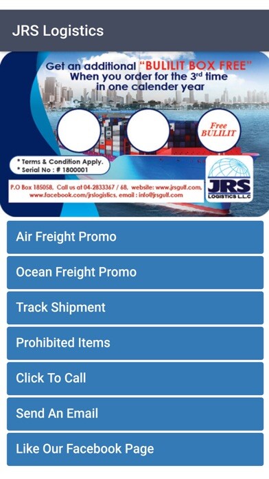 Emulate iPhone app JRS Logistics using MyAndroid