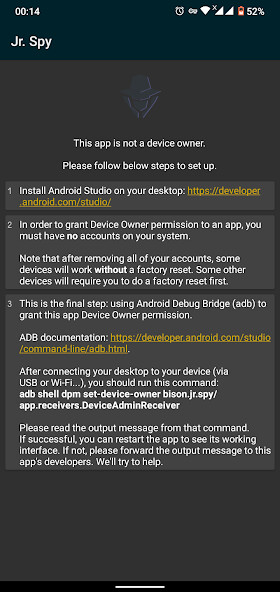 Run android online APK Jr. Spy from MyAndroid or emulate Jr. Spy using MyAndroid