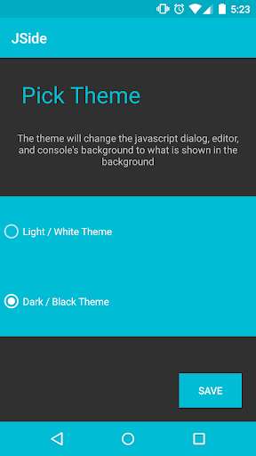 Run android online APK JSide from MyAndroid or emulate JSide using MyAndroid