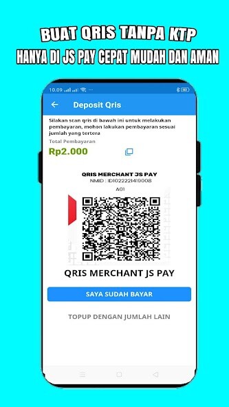 Run android online APK JS PAY-BUAT QRIS TANPA KTP from MyAndroid or emulate JS PAY-BUAT QRIS TANPA KTP using MyAndroid Run android online APK JS PAY-BUAT QRIS TANPA KTP from MyAndroid or emulate JS PAY-BUAT QRIS TANPA KTP using MyAndroid