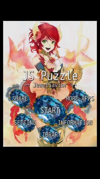 Emulate iPhone app JS Puzzle 〜JewelSavior〜 using MyAndroid Emulate iPhone app JS Puzzle 〜JewelSavior〜 using MyAndroid