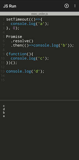 Run android online APK JS Run (Javascript editor and runner) from MyAndroid or emulate JS Run (Javascript editor and runner) using MyAndroid Run android online APK JS Run (Javascript editor and runner) from MyAndroid or emulate JS Run (Javascript editor and runner) using MyAndroid