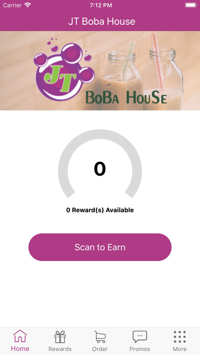 Emulate iPhone app JT Boba House Rewards using MyAndroid Emulate iPhone app JT Boba House Rewards using MyAndroid