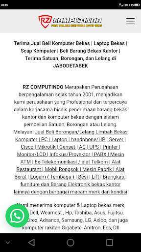 Run android online APK Jual Beli Komputer Bekas from MyAndroid or emulate Jual Beli Komputer Bekas using MyAndroid