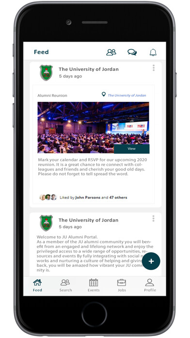 Emulate iPhone app JU Alumni using MyAndroid